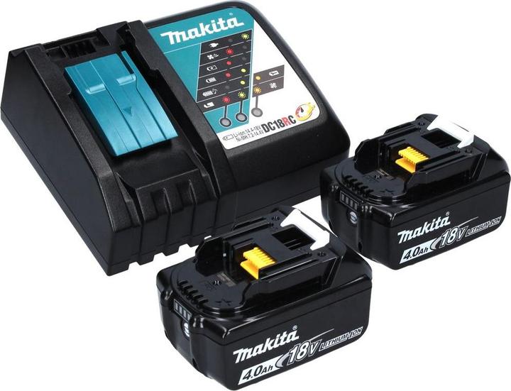 Produktbild Makita DCL 180 RM B Akku Staubsauger 18 V Schwarz + 2x Akku 4,0 Ah + Ladegerät
