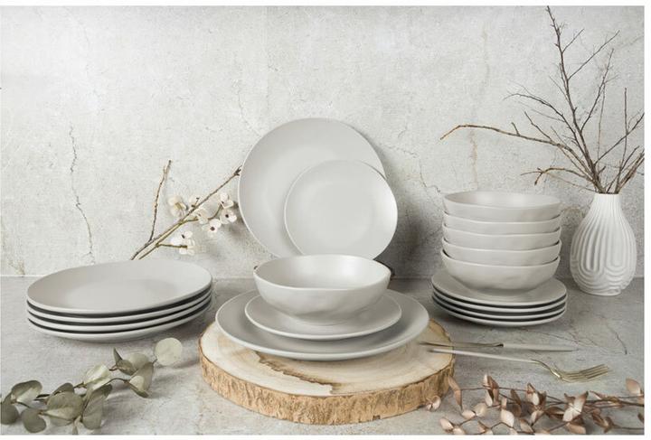 Produktbild BerlingerHaus Haus 18-teiliges Tellerset matt cream Sahara Collection (18 x)