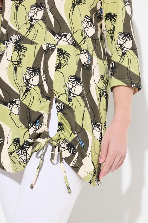 Produktbild Ulla Popken Longshirt, A-Linie, Rundhals, 3/4-Arm (50, 52)
