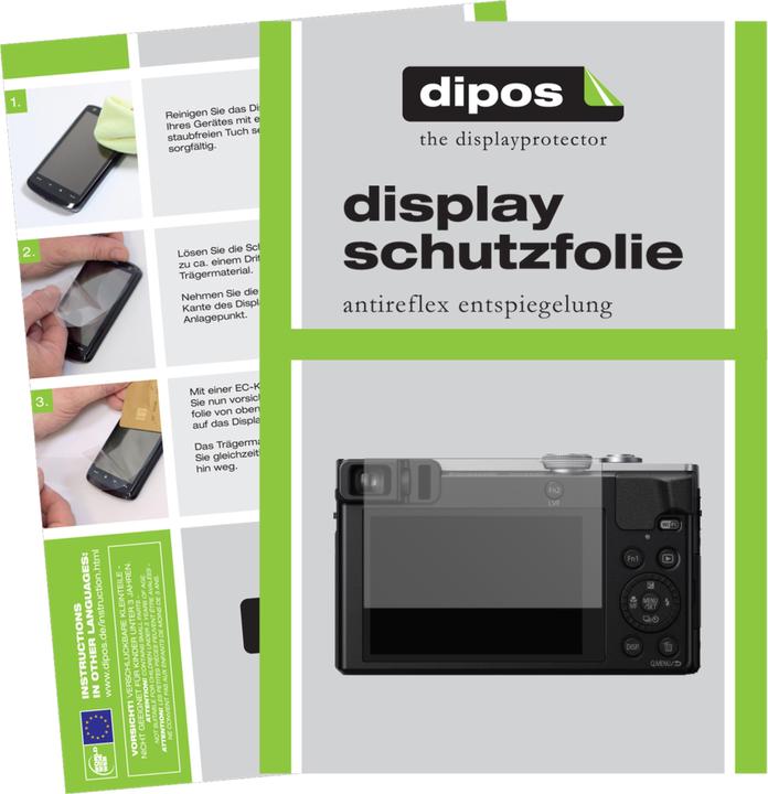 Produktbild Dipos Displayschutzfolie Antireflex (Displayschutz, Panasonic DMC-TZ71EG-S Lumix)