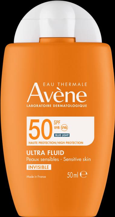 Produktbild Avène Ultra Fluid Invisible (Sonnencreme Gesicht, SPF 50, 50 ml, 68 g)