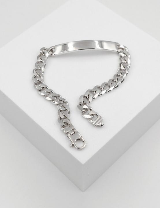 Actual product image Muau Badge bracelet (19 cm, Silver 925)