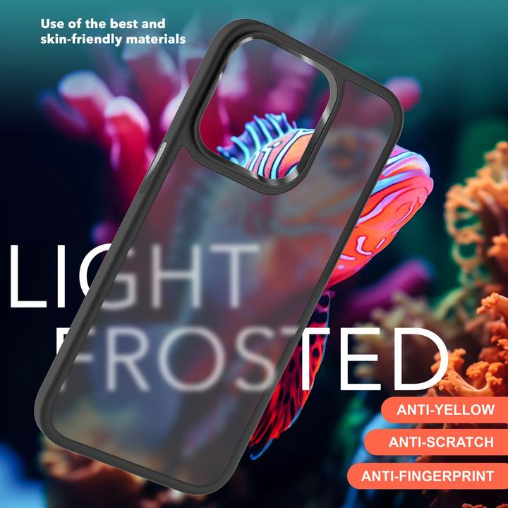 Produktbild Nalia Hybrid Hülle Matt Transparent Frosted (Apple iPhone 15 Plus)