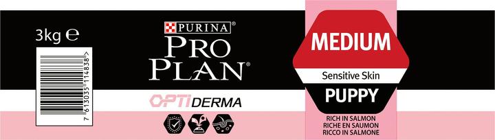 Produktbild Pro Plan Dog Medium Puppy Lachs (Junior, 1 Stk., 3000 g)