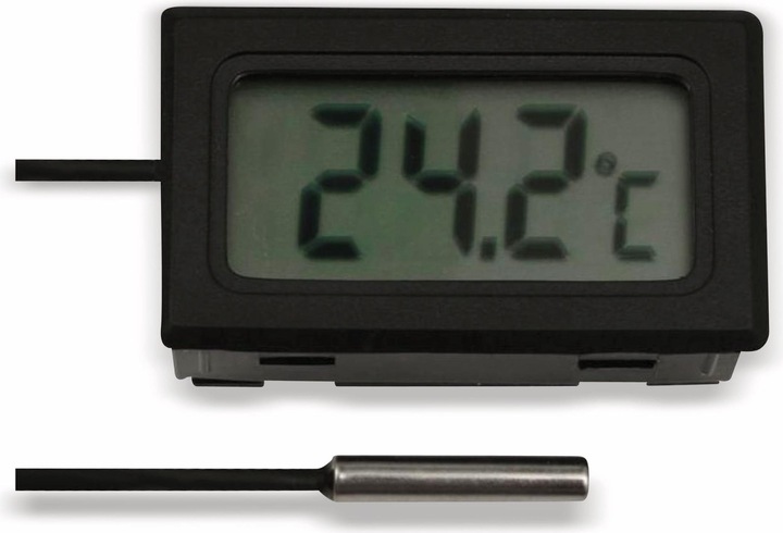Produktbild Eneroid Einbau-Digitalthermometer mit 10 m Fühlerleitung, -50...+70 °C (Thermometer)