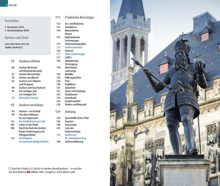 Produktbild CityTrip Aachen (Deutsch, Christine Krieb, 2023)