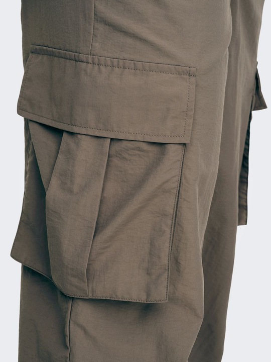 Produktbild JdY Weiter Beinschnitt Mittlere Taille Gummizug Hose Cargo-Hose (XL)