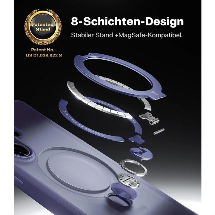 Produktbild Torras - Ostand Spin Series - Samsung Galaxy S26 Ultra - Dark Purple (Samsung Galaxy S26 Ultra)