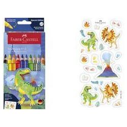 Thumbnail - Faber-Castell, Malstifte, Farbstiftetui 8+2ST Dino Jumbo Grip (Mehrfarbig, 10 x)
