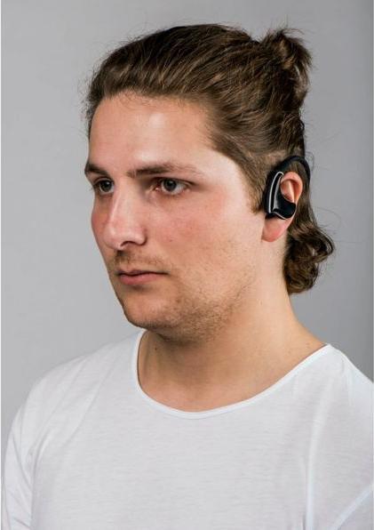 Actual product image Lenco In Ear Stereo Headset BTX 750BK Waterproof Bluetooth® (9 h, Wireless)