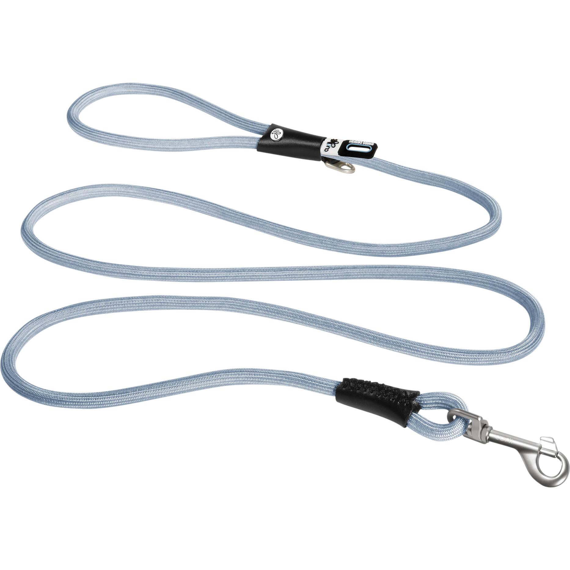 Curli Linea Stretch Comfort Lys blå M (M, Cane), Collare + Guinzaglio