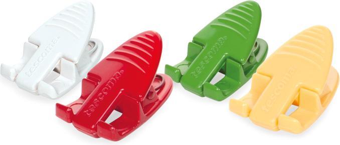 Tescoma Clip Per Sacchetti/Buste, 4 Pz Presto (4 x)