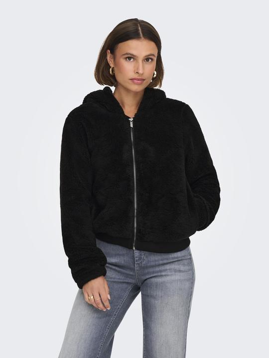 Actual product image Only Hooded jacket Teddy fur jacket (L)