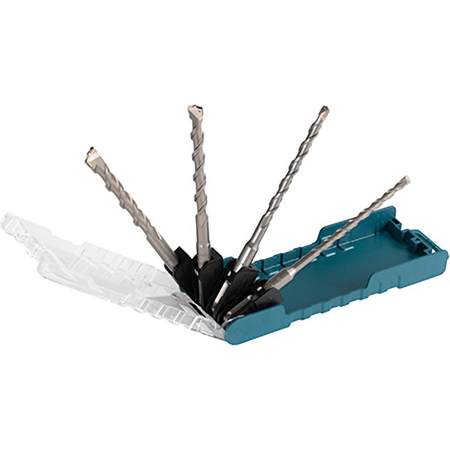 Thumbnail - Makita, Bohrereinsatz, E-13605 SDS-PLUS Steinbohrer-Set 4 Teile (12 mm, 8 mm, 10 mm, 6 mm)