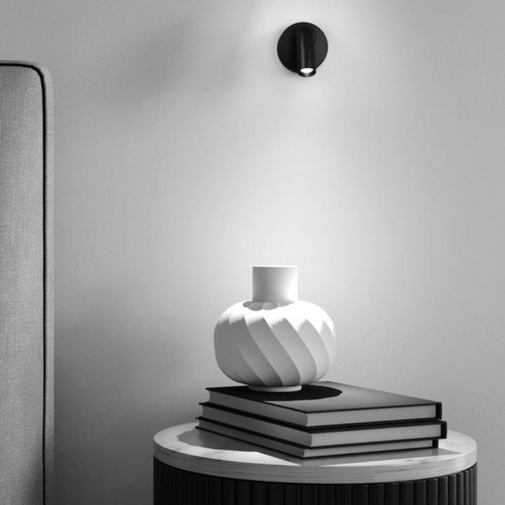 Image du produit Maytoni Applique murale LED Mirax 3W flexible pivotante Noir Blanc Chaud (200 lm)