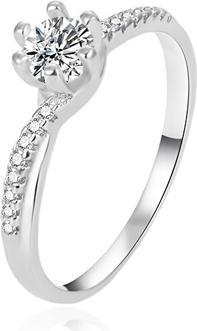 Immagine prodotto Agato Engagement Silver Ring With Zircon Agt-R15w (56)
