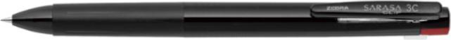 Zebra Multipen Sarasa 3C (Bleu, Noir, Rouge)