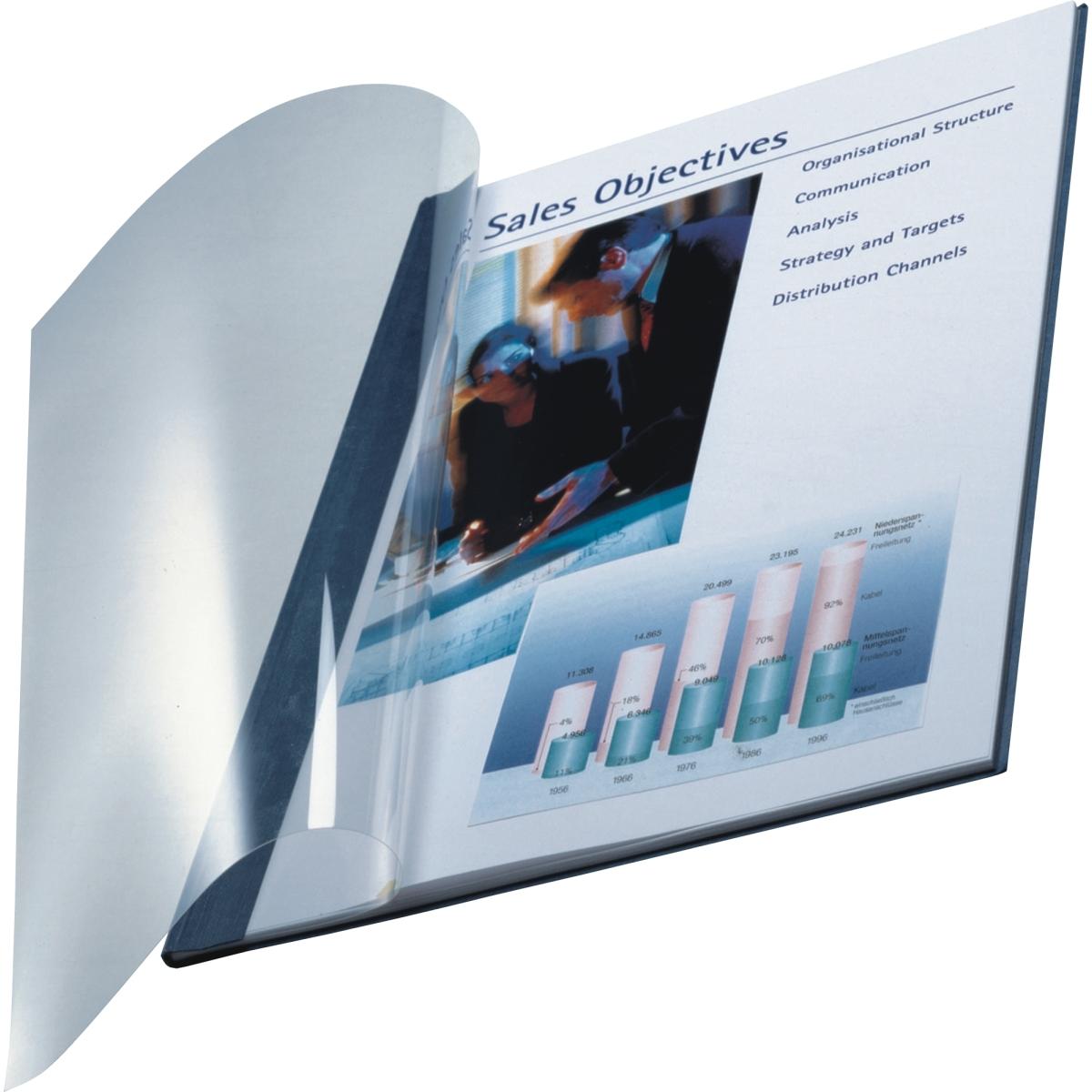 Leitz, Mappe, impressBIND Mappen Soft Cover A4 10 Stk. - 7 mm, blau (A4, 10 x)