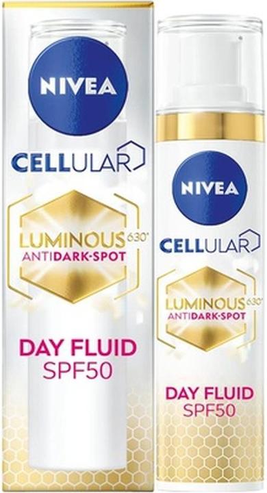 NIVEA Cellular LUMINOUS 630 Anti-Dark Spot Triple Protection Day Fluid SPF 50 40ml (Sonnencreme, SPF 50, 40 ml)
