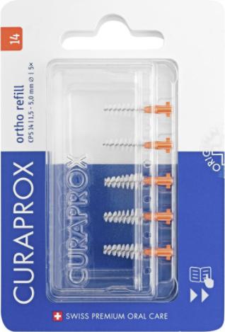 Produktbild Curaprox CPS 14 ortho refill Interdentalbürsten (5 Stk.) (5 x, 5 mm)