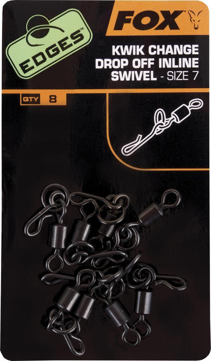 Fox Rage Edges Kwik Change Drop Off Inline Swivel