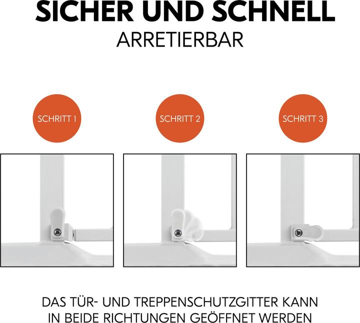 Produktbild Hauck Clear Step 2 White (75 - 80 cm)