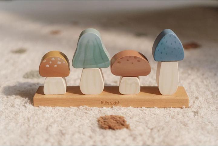 Image du produit Little Dutch Stapelpilze - Forest Friends FSC