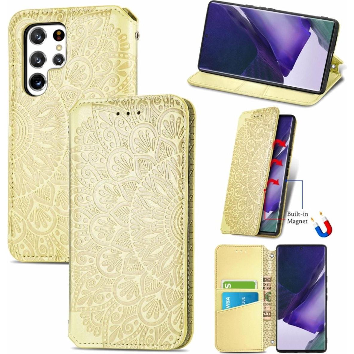 König Design Hülle Handy Schutz für Samsung Galaxy S22 Ultra 5G Case Cover Tasche Etuis Neu (Samsung Galaxy S22 Ultra), ...