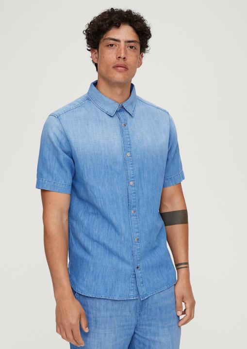 Produktbild s.Oliver Hemd Slim: Hemd aus Leinenmix (XXL)