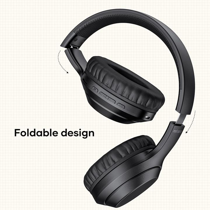 Produktbild Rock Bluetooth Over-Ear-Kopfhörer O2 Schwarz (20 h, Kabellos)