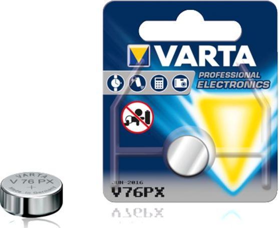 Actual product image Varta Electronics V76PX (1 pcs., SR44, 145 mAh)