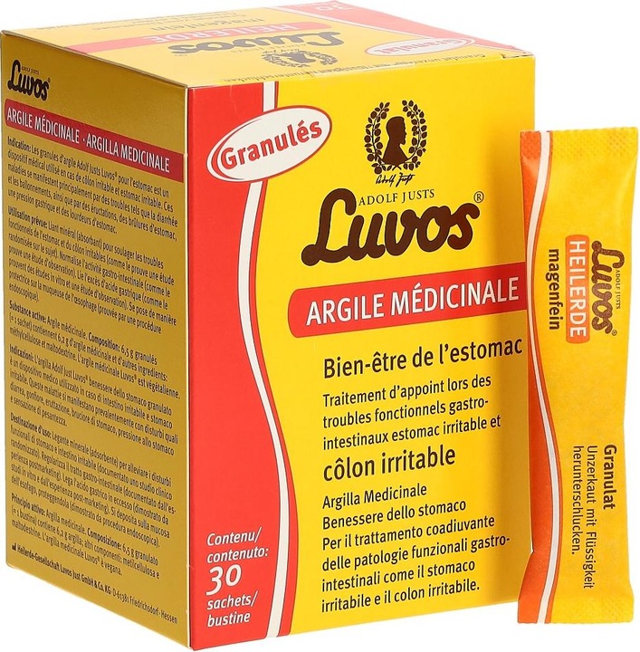 Produktbild Luvos Heilerde bei Reizdarm und Magen Darm Beschwerden (30 Stück, 881.45 ml, 240 g)