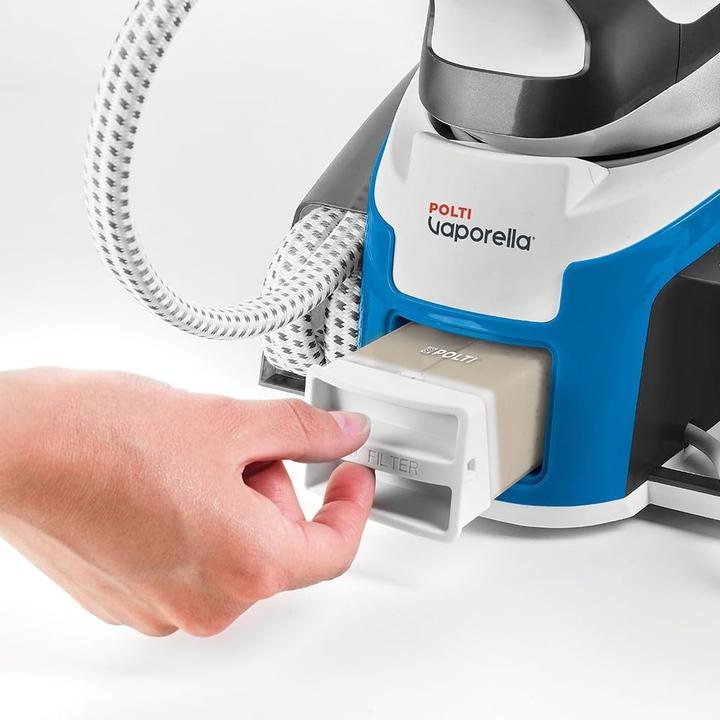 Image du produit Polti Vaporella Instant VI50.40 2400 W 2 L Aluminium Bleu, Blanc (2400 W, 600 g/min)