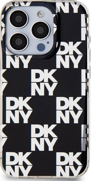Actual product image DKNY PC/TPU Checkered Pattern Case for iPhone 15 Pro Black (Apple iPhone 15 Pro)