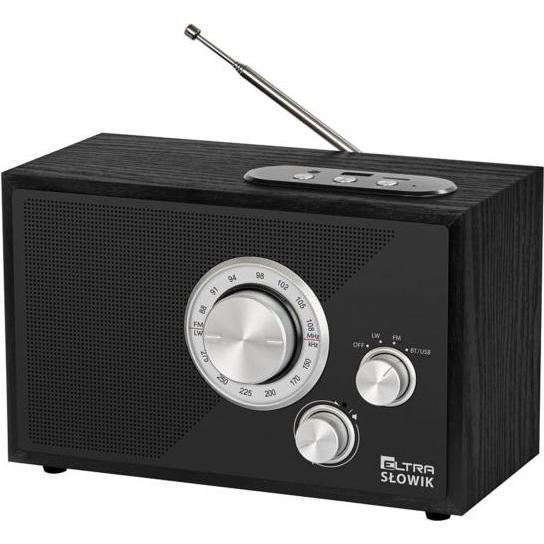 Elta Radio Eltra Radio Słowik Eltra MP3 USB microUSB BT czarny (FM, Bluetooth), Radio, Nero
