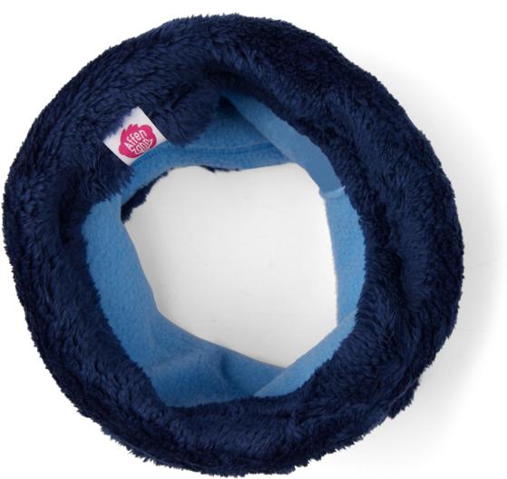 Actual product image Affenzahn Scarf Bear Recycled Fleece navy