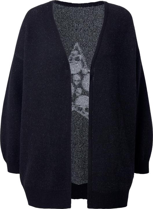 Produktbild Angel of Style Strickjacke, Leo-Totenkopf auf dem Rücken, offene Form (56)