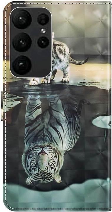 Actual product image Cover-Discount Glitter effect cat case (Samsung Galaxy S24 Ultra)