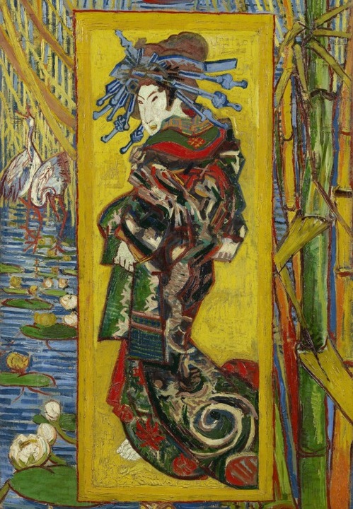 Actual product image Grafika Puzzle 1000 pieces Van Gogh - Courtesan: after Eisen, 1887 (1000 pieces)