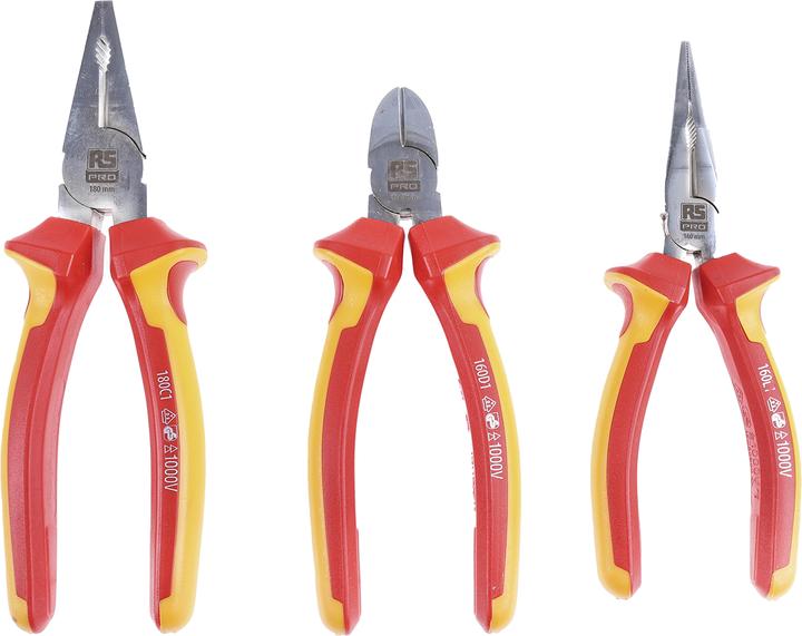Produktbild RS PRO 3 pc Insulated Pliers Set (VDE Approved) (300 mm)
