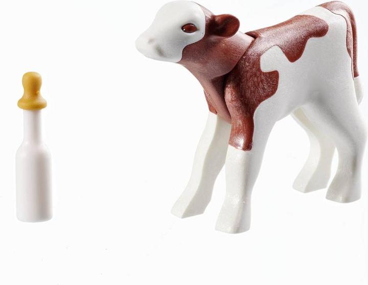 Produktbild Playmobil 71803 Bäuerin mit Kind und Kalb (71803)