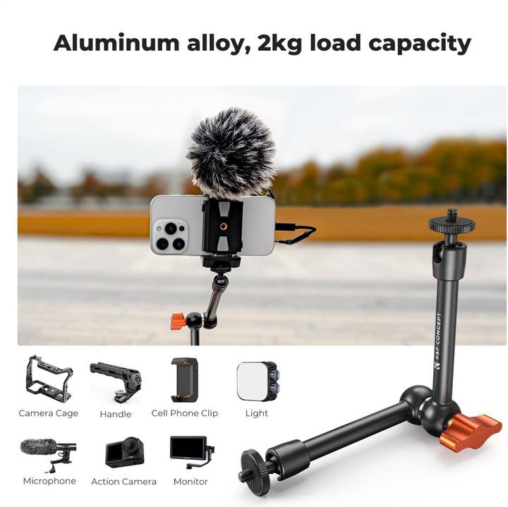 Immagine prodotto K&F Concept Super Clamp & Magic Arm