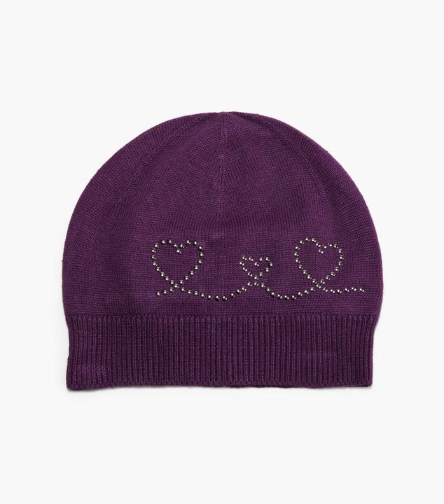 S.Oliver Mütze Feinstrickmütze mit Artwork (49)