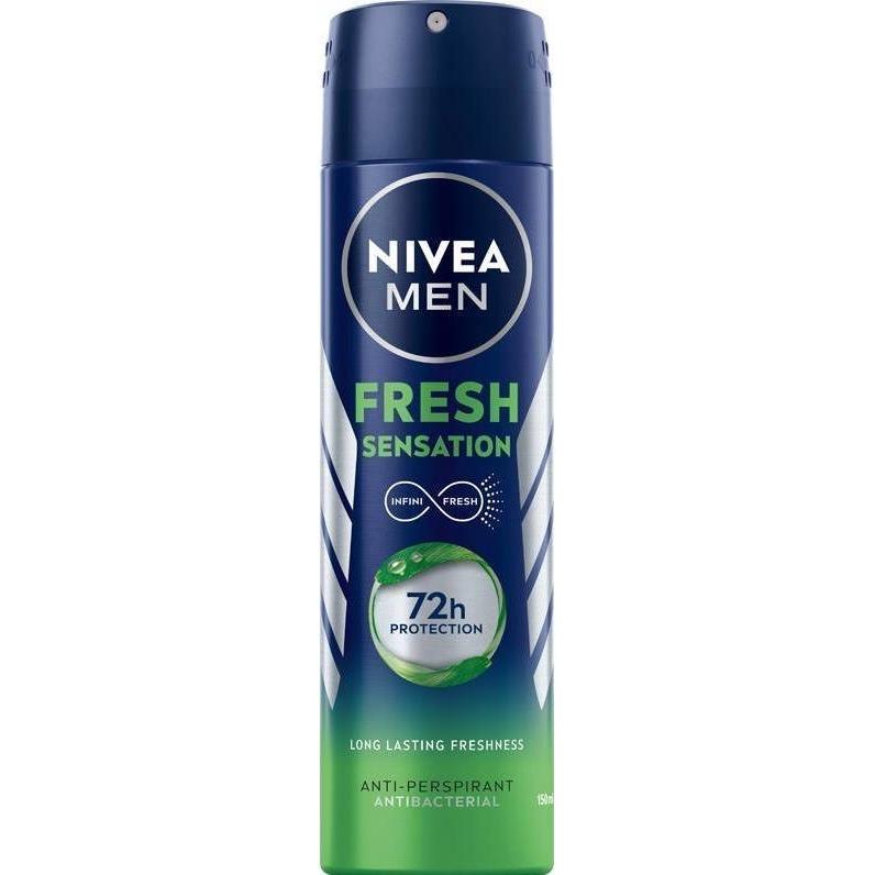 Nivea Men Herren Deo, Men Fresh Sensation Antiperspirant 150Ml (Spray, 150 Ml)
