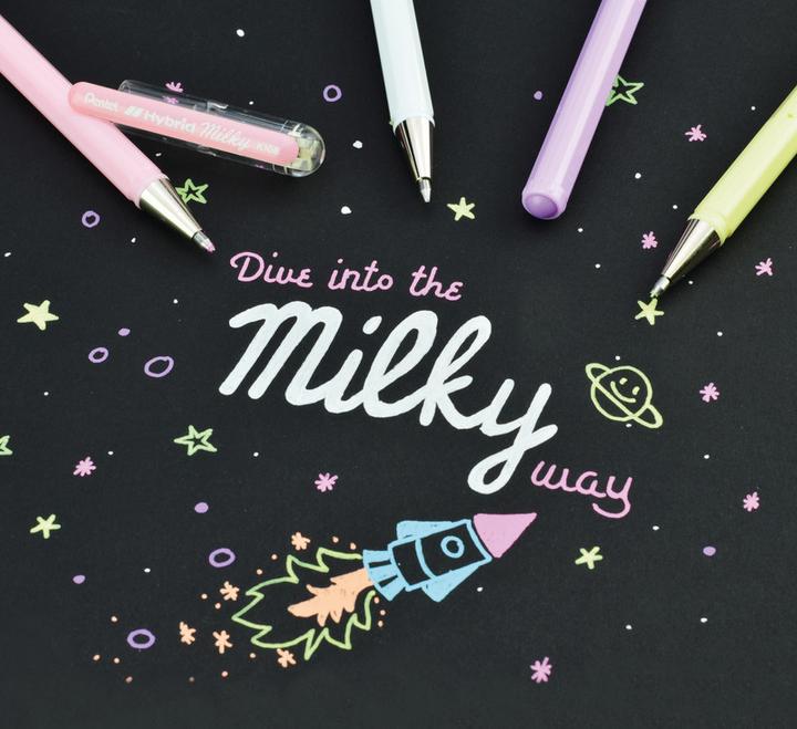 Produktbild Pentel Hybrid Gel Milky (Violett, 1 x)