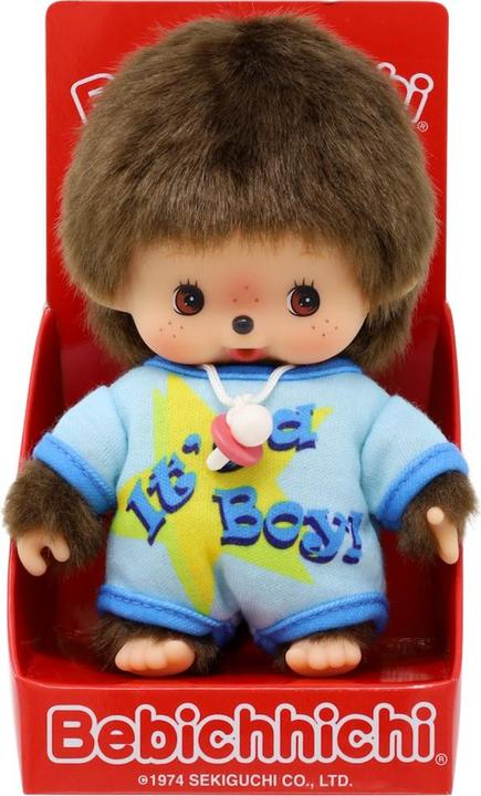 Image du produit Monchhichi Plüschfigur Bebichhichi Romper It's a Boy 15cm (14 cm)