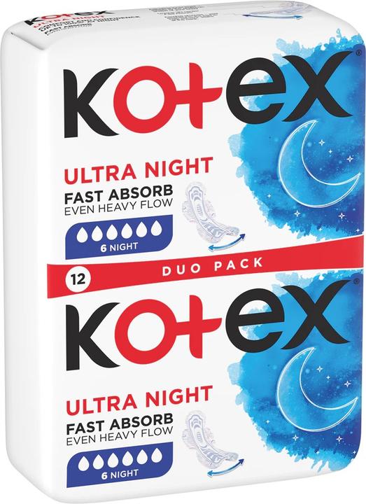 Produktbild Kotex Ultra Comfort Night (12x)