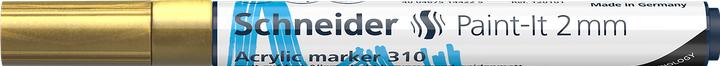 Valeurs nutritives et ingrédients Schneider Marqueur acrylique Paint-It 310 2mm or (1 x)
