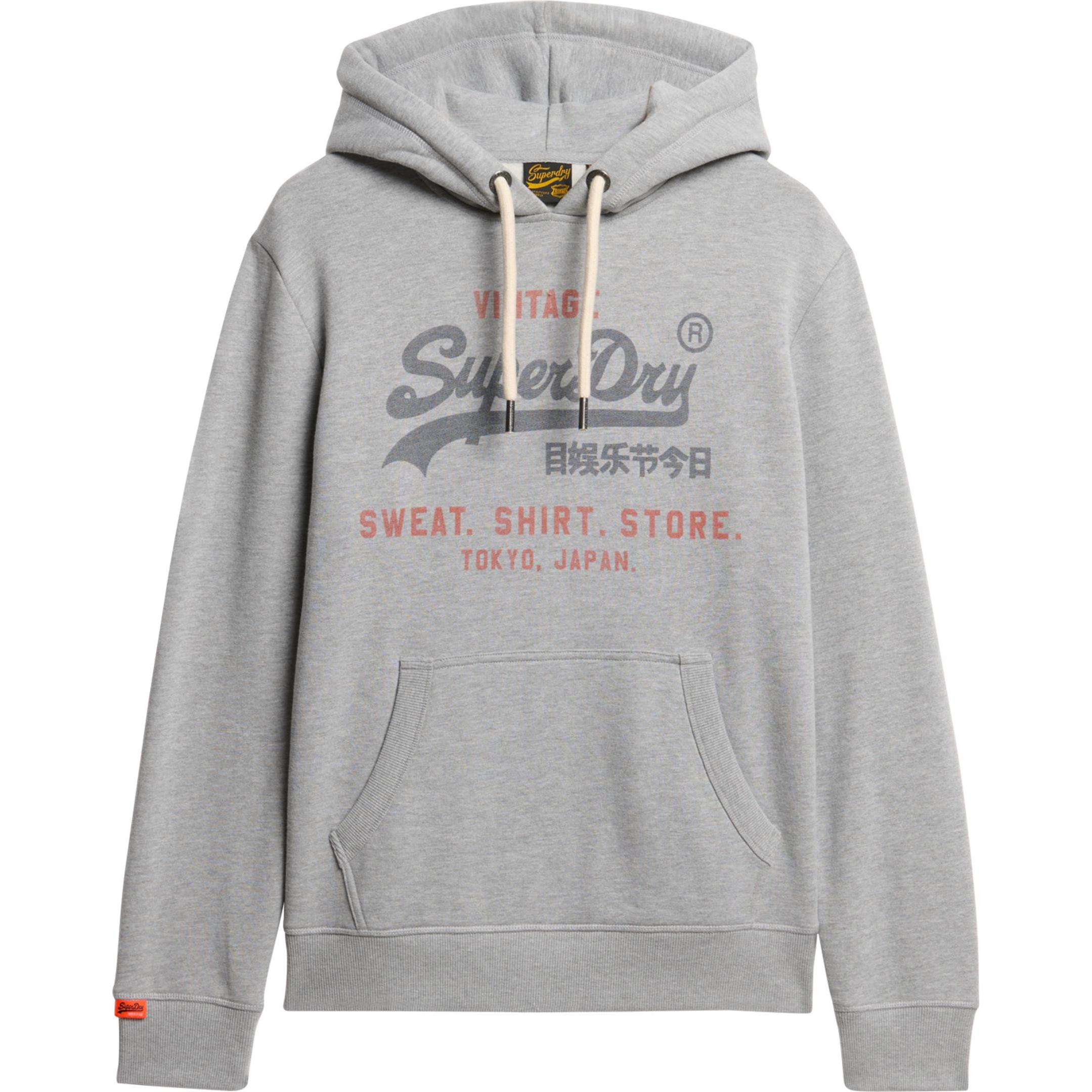 Superdry, Herren, Pullover, Vl Heritage, Grau, (L)