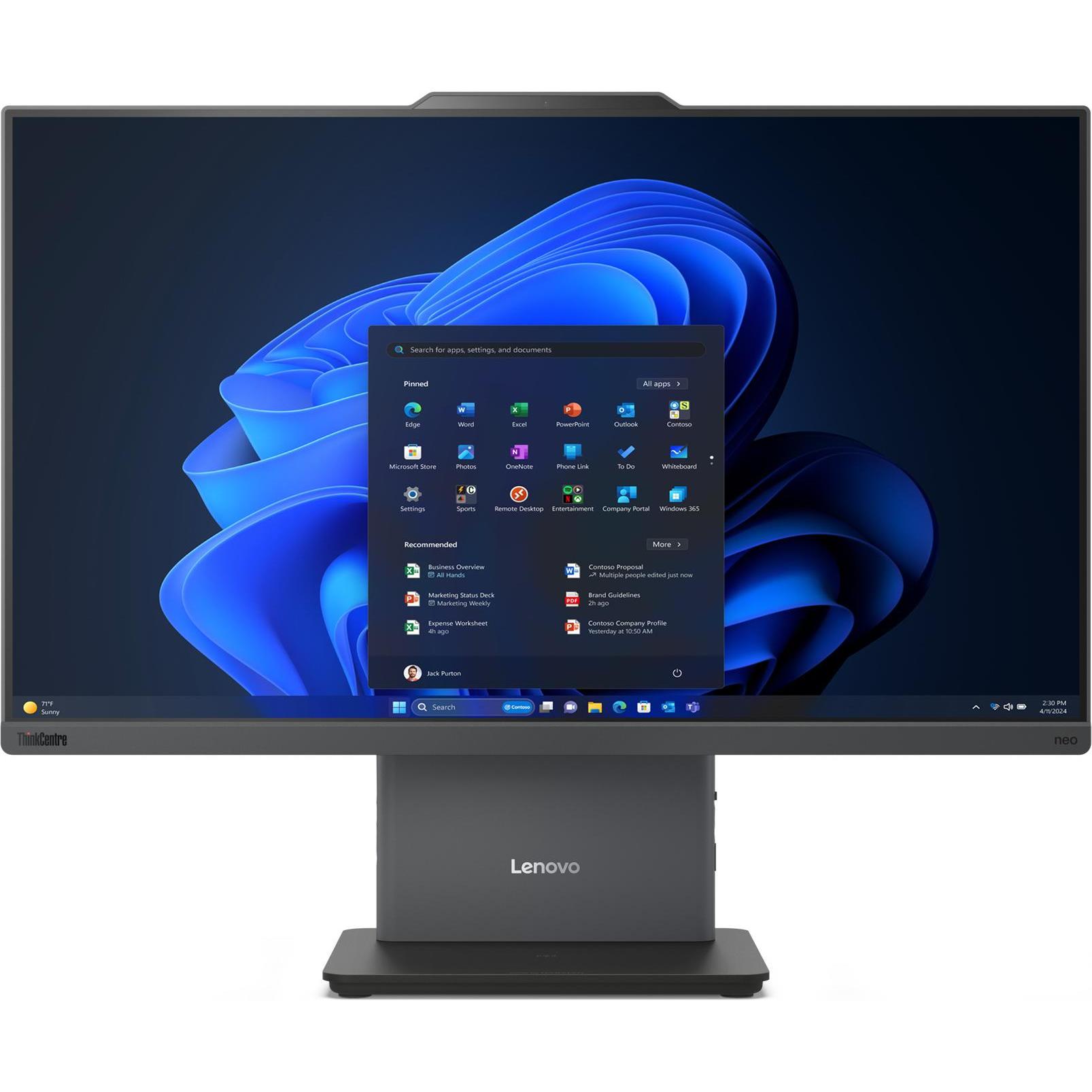 Lenovo TS/Desktop TC neo 50a 24 Gen5 I513420H8G (Intel Core i5-13420H, 8 GB, 256 GB, Intel UHD Graphics), PC, Grau